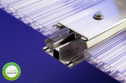 Alu-Alu Verbindungsprofil für Stegplatten 16 mm