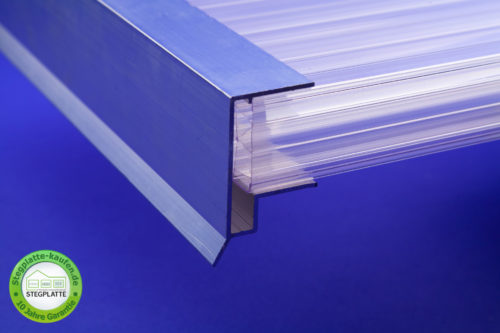 Alu Abschlussprofil große Tropfkante 32 mm