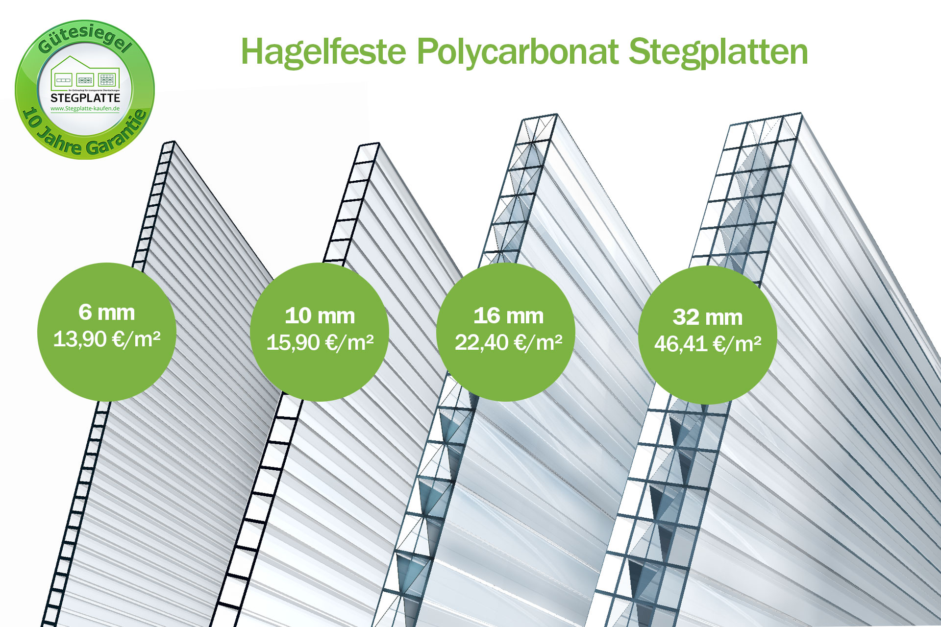 Preis Vergleich Polycarbonat Stegplatten